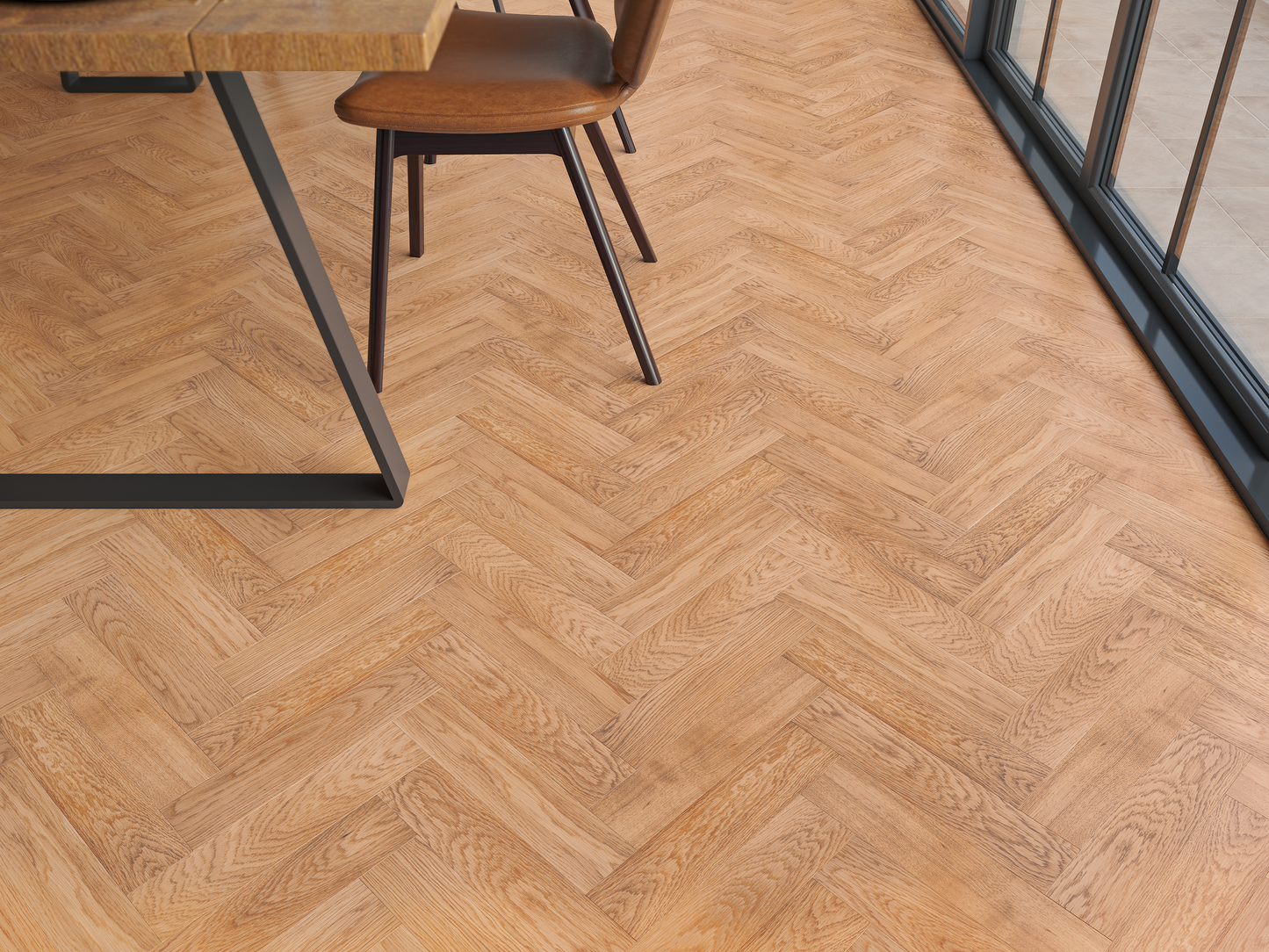 Ledborough Engineered Herringbone Oak