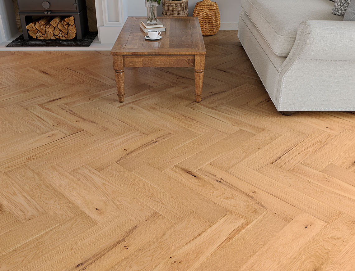 Priory Engineered Herringbone Oak