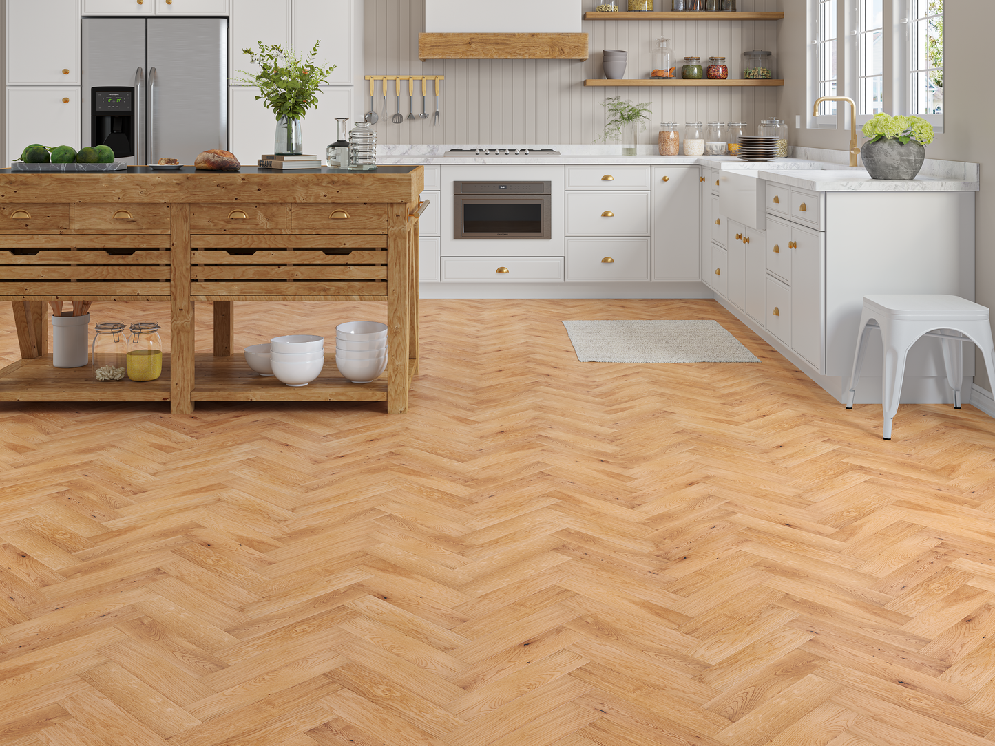 Stratton Engineered Herringbone Oak