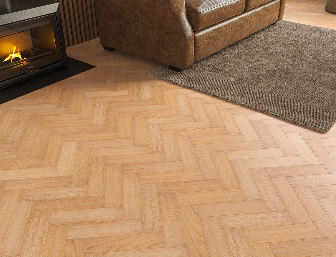 Husborne Engineered Herringbone Oak