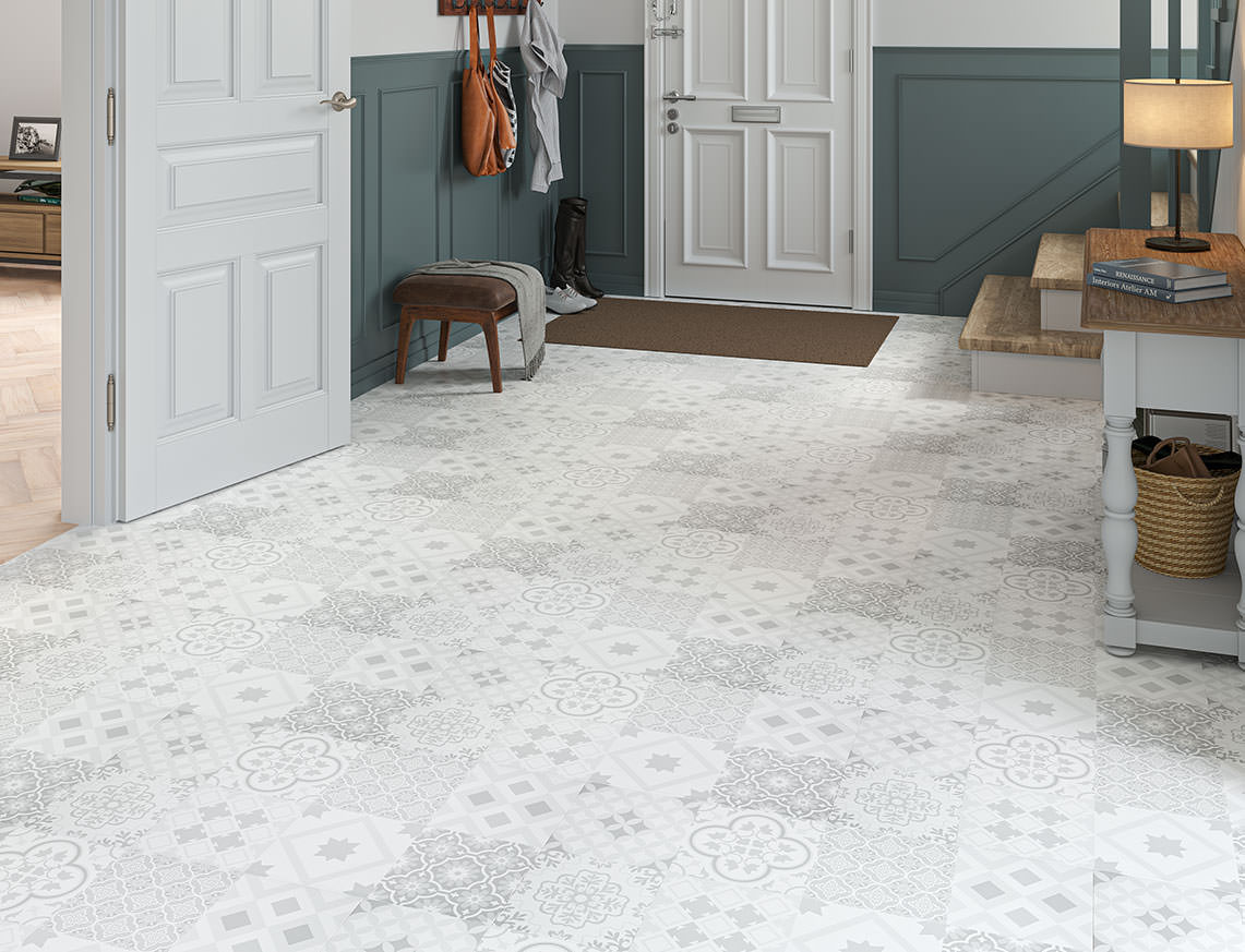 Cottage Grey 8mm Laminate Tile