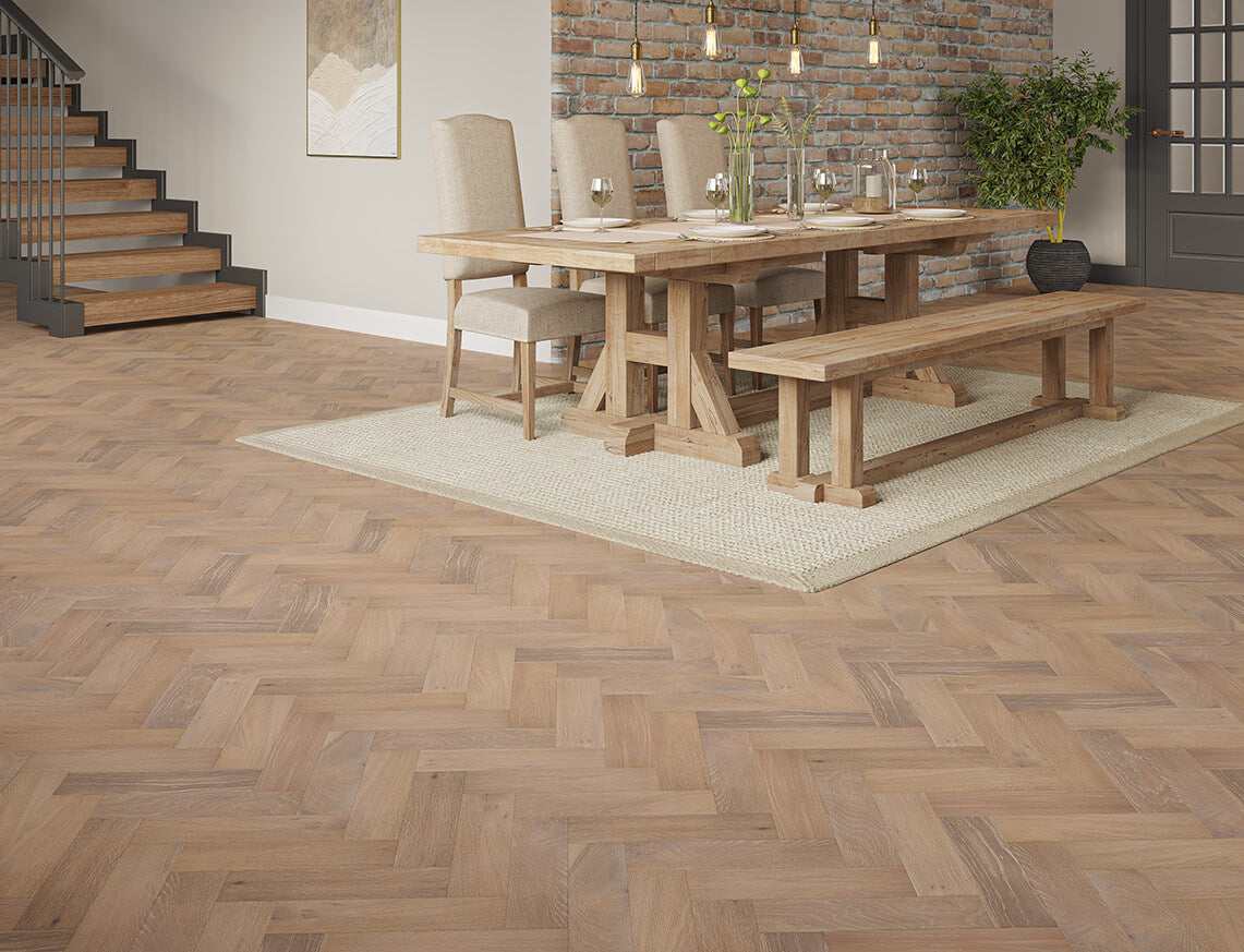 Caswell Engineered Herringbone Oak