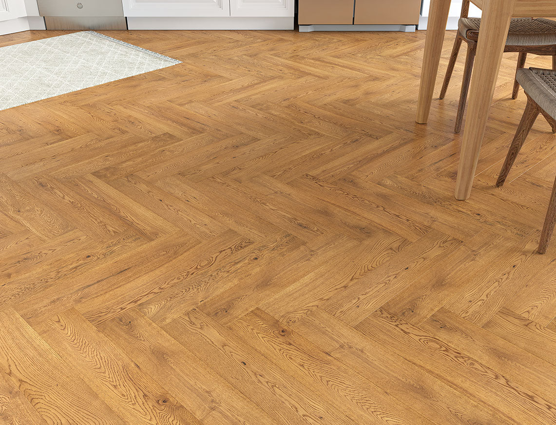 Eaton Engineered Herringbone Oak