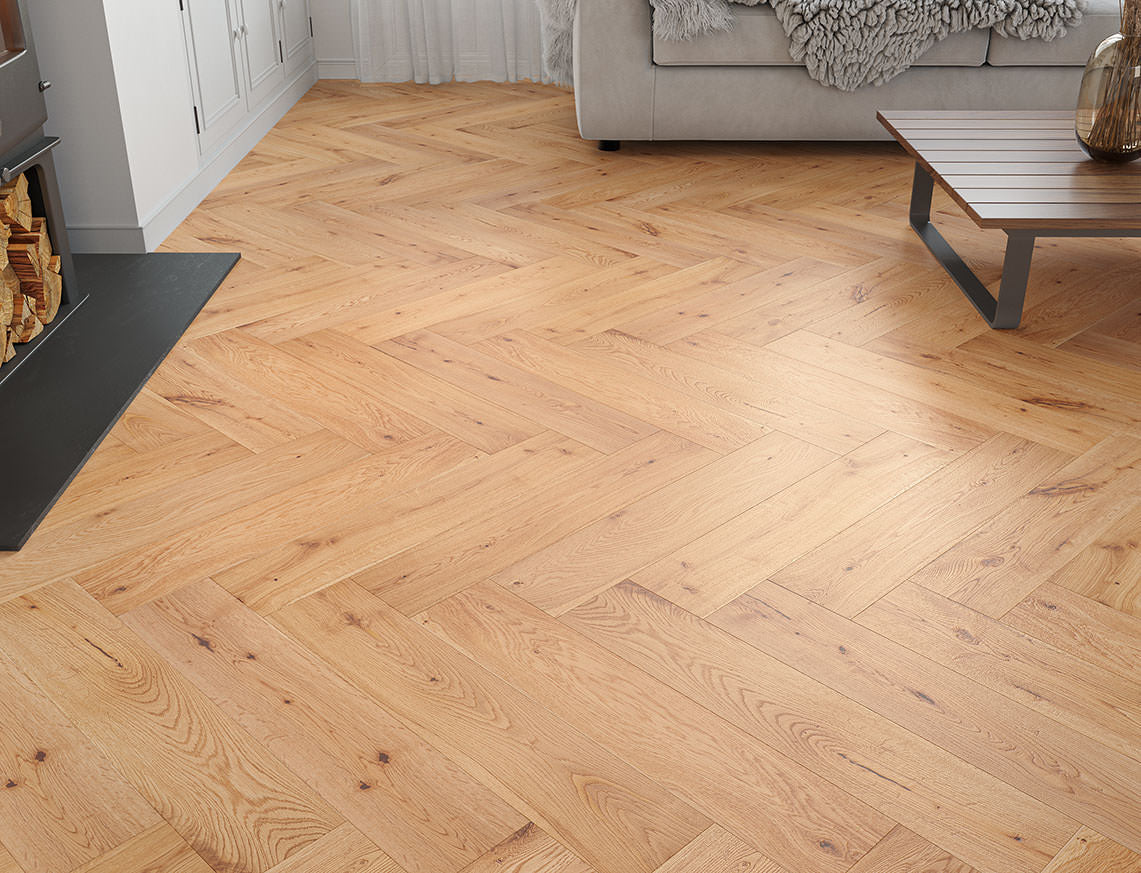 Bushmead Engineered Herringbone Oak